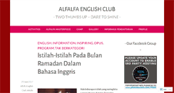 Desktop Screenshot of alfalfaenglish.com